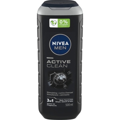 Nivea Men Active Clean Real Madrid Edition sprchový gel 500 ml – Hledejceny.cz