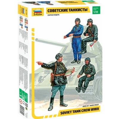 Zvezda Soviet Tank Crew WWII 1:35