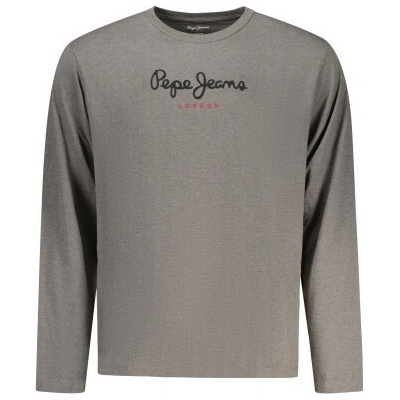 Pepe Jeans stylové pánské tričko s dlouhým rukávem Grey