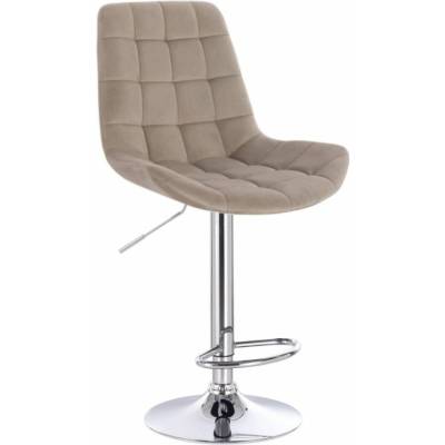 LuxuryForm Design Paris Velur na striebornom tanieri / latte