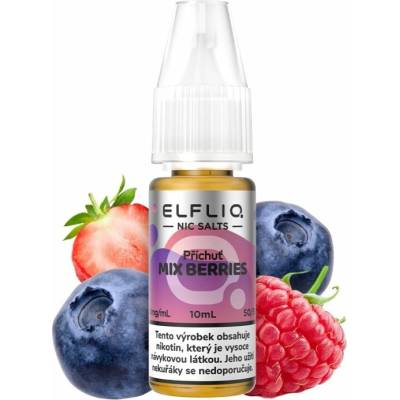 ELFLIQ Nic SALT Mixed Berries (Lesní ovoce) 10 ml 10 mg