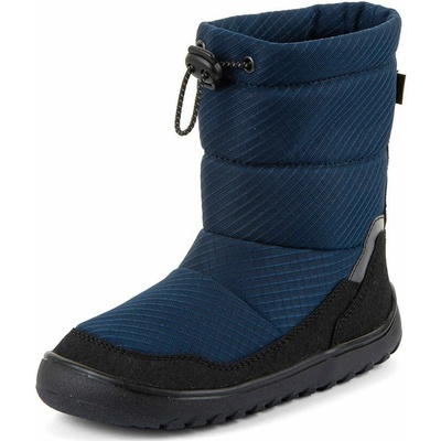 Froddo Chlapčenské zimné barefoot topánky UP SNOW TEX Black/Blue G3160263-1