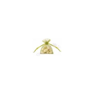 Vrecká z organzy 7,5 * 10cm, zelený