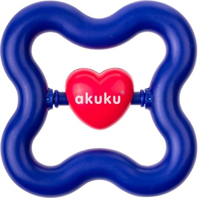 Akuku Hrkálka so srdiečkom modré