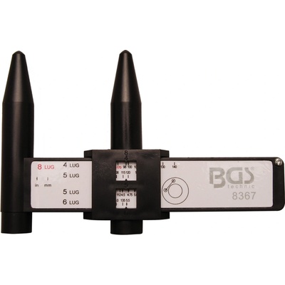 BGS Technic 108367 Posuvné měřítko pro změření roztečí šroubů disků kol