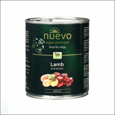 Nuevo Dog Adult Lamb & Potato 800 g