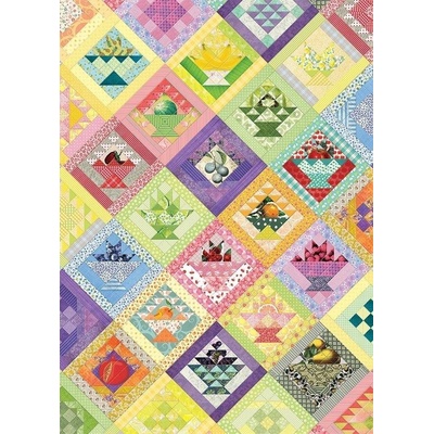 Cobble Hill Fruit Basket Quilt 1000 dielov
