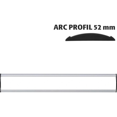A-Z Reklama CZ Orientační nástěnná tabulka 52 × 450 mm - Arc Profil – kód UDS520NB45