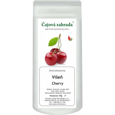 Čajová zahrada Višeň černý ochucený čaj 1 kg