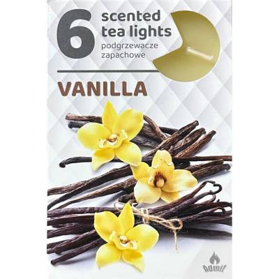 Admit Tea Lights Vanilla 6 ks