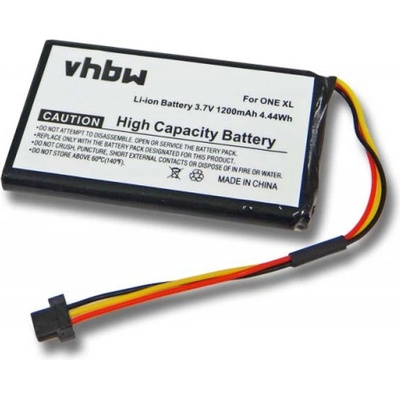 VHBW Baterie pro TomTom Start 62 / One XL Traffic, 1200 mAh - neoriginální – Hledejceny.cz