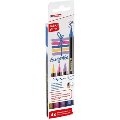 Edding 1340/4S glitter pastelové farby