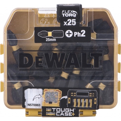 DeWALT DT70555T PH2 BITY, 25MM IMPACT TORSION EXTREME, 25 KS