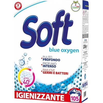 Soft Blue oxygen Igienizante prášok na pranie 5,25 kg 105 PD