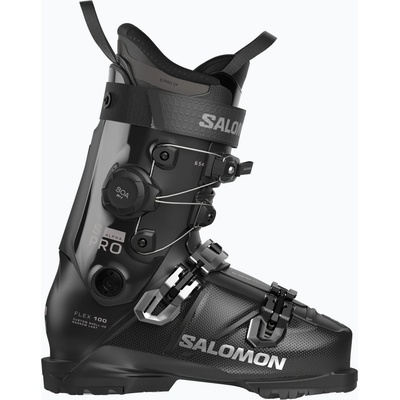 Pánske lyžiarske topánky Salomon S/Pro Alpha C Boa 100 / gray met./silver met.