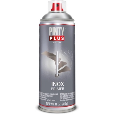 PINTY PLUS TECH nerezová farba v spreji 400 ml strieborný