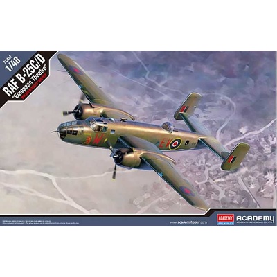 Academy Model Kit letadlo 12339 RAF B 25C/D European Theatre 1:48