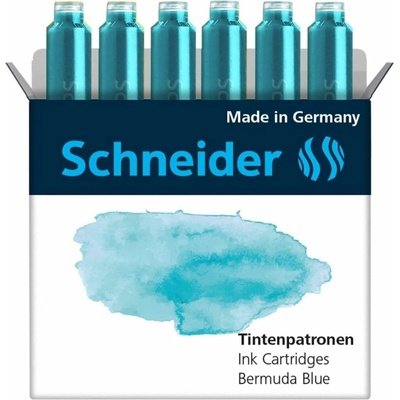 Schneider Inkoustové bombičky Schneider 6 ks oceánová modrá 6613