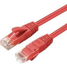 MicroConnect UTP607R CAT6 U/UTP, 7m, červený
