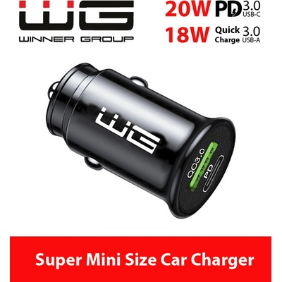 WG Nabíjačka bez kábla, USB-A_type-C, rýchlonabíjanie_PD, 3 A