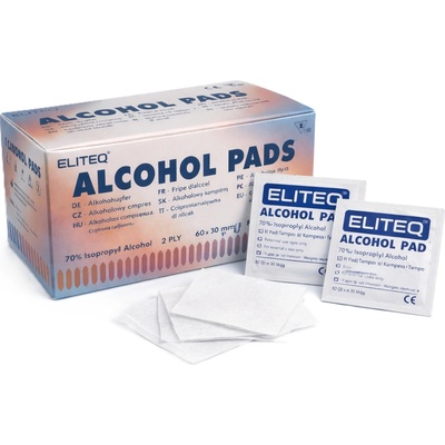ELITEQ Alcohol Pads ELITEQ-dezinf.čtverečky 100 ks