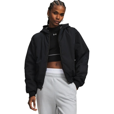 Under Armour Latitude Hooded Bomber Jkt Black