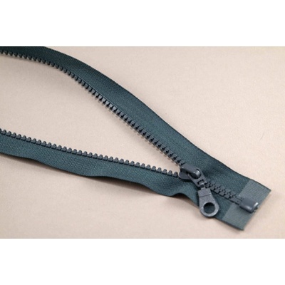 Deliteľný kostený zips - dĺžka (30 - 95 cm) - rôzne farby 65 cm Tmavá modrošedá_CEZ