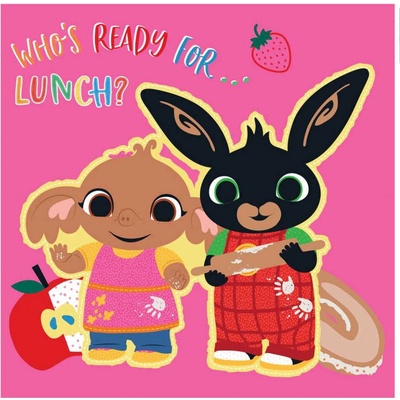 Setino dívčí ručník Zajíček Bing motiv Who's ready for lunch 35 x 35 cm