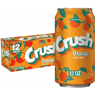 Crush sycený nápoj s příchutí pomeranče 12 x 355 ml