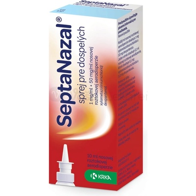 Septanazal sprej pre dospelých aer.nao.1 x 10 ml