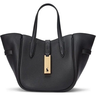 Ralph Lauren kožená kabelka Polo 428942195 čierna