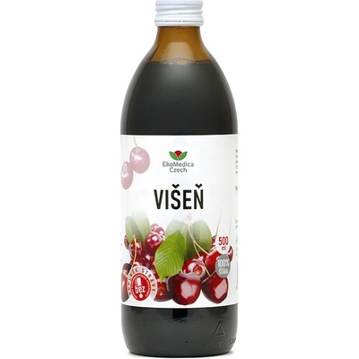 EkoMedica Czech Višňa 100% šťava 0,5 l