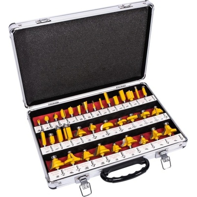 Sada 35ks tvarových fréz Stavtool P11141, stopka 8mm