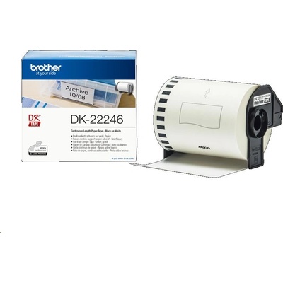 BROTHER DK-22246 Originální Brother černá na bílé šířka 103 mm DK22246