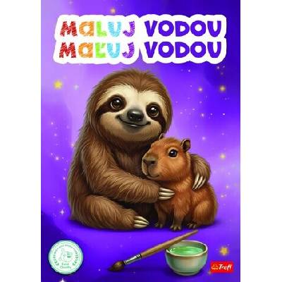 Omaľovanka Maľuj vodou Kapibara a syseľ
