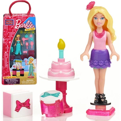 Mega Bloks Micro Barbie figurky, set 12 ks 80207