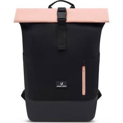 Johnny Urban Rolovací batoh Luca Medium black-rose 21 l