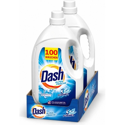 Dash Univerzální prací gel se svěží alpskou vůní 2 x 100 PD