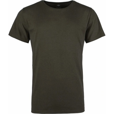Pure Waste TSMB pánské tričko z těžké bavlny khaki green