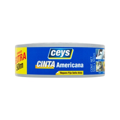 Ceys Lepiaca americká páska 50 mm x 50 m strieborná