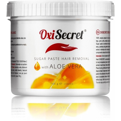 OxiSecret depilační cukrová pasta Aloe Vera Classic 700 g – Hledejceny.cz