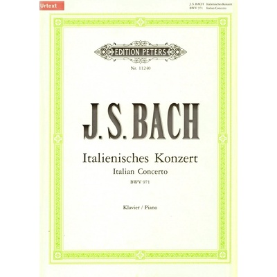 BACH Italian Concerto BWV 971 sólo klavír – Hledejceny.cz