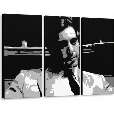 Ručne maľovaný POP Art obraz GODFATHER - 60x40 cm