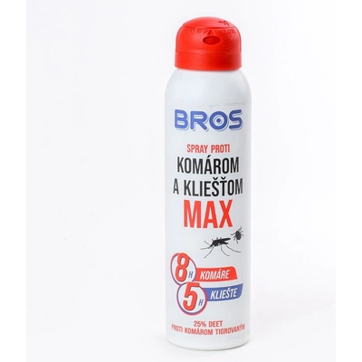 Bros Max spray proti komárom a kliešťom 90 ml