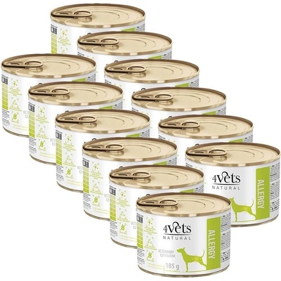 4Vets Natural Veterinary Exclusive Allergy 12 x 185 g