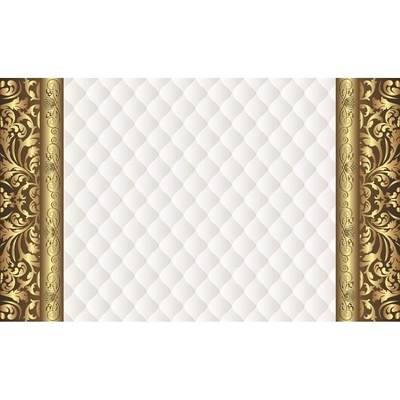 Preinterier FT3397 Fototapeta na stenu Bielo zlatý ornament vlies 104cm x 70cm
