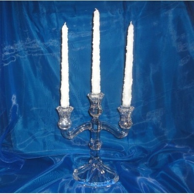 Svícen tříramenný Bohemia Crystal