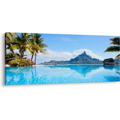 Obraz - Bora-Bora, Francouzská Polynésie, jednodílný 120x50 cm