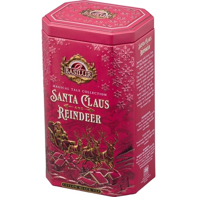 Basilur Magical Tale Santa Claus & Reindeer plech 75 g
