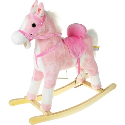 Alltoys Houpací kůň růžový